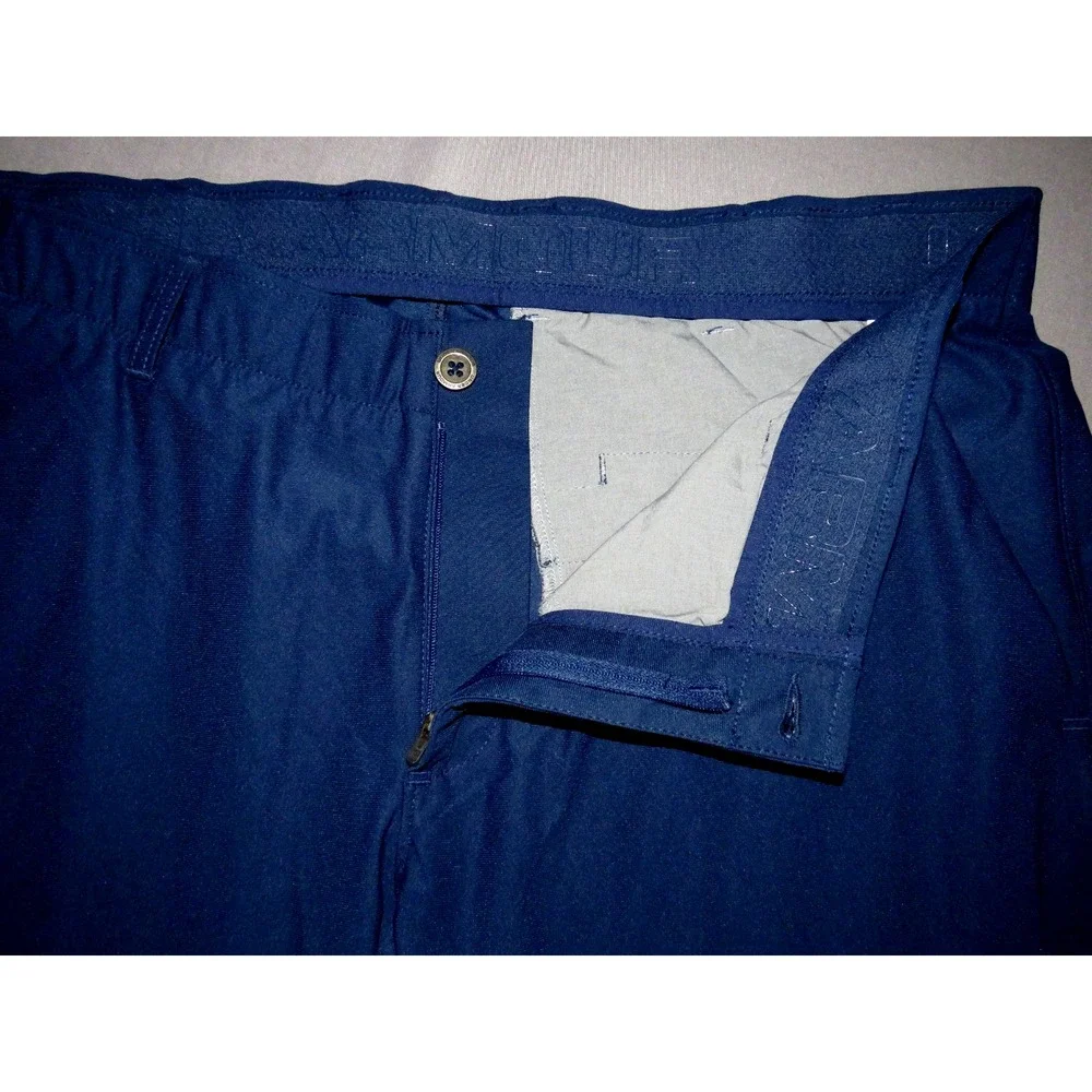 Under Armour Navy Blue 100% Polyester Performance‎ Golf Pants Men's 40 X 30